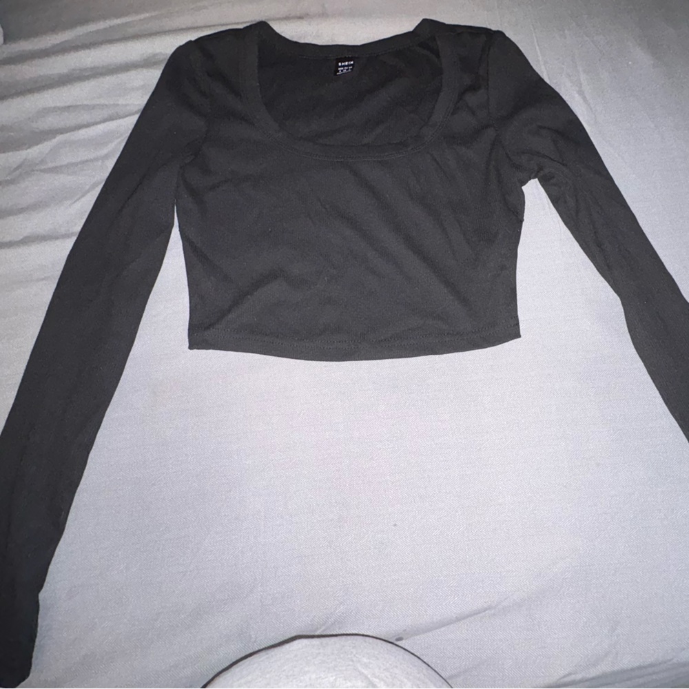 SHEIN black  Crop Top